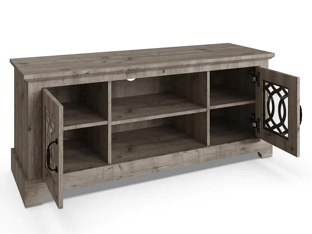 GFW GFW Amelie Mexican Grey 2 Door TV Cabinet