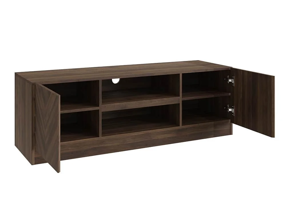 GFW GFW Catania Royal Walnut 2 Door TV Cabinet