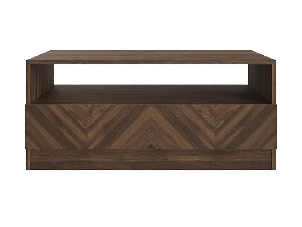 GFW GFW Catania Royal Walnut 2 Drawer Coffee Table