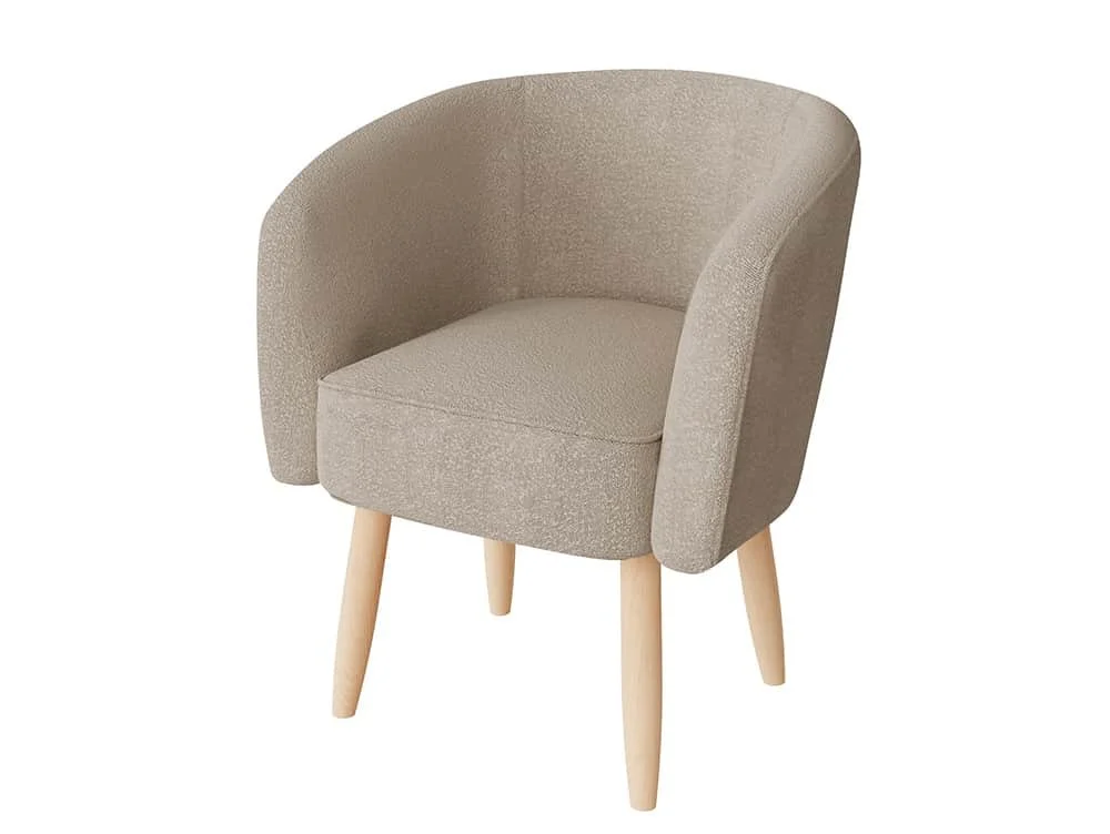 GFW GFW Florence Stone Boucle Fabric Accent Chair