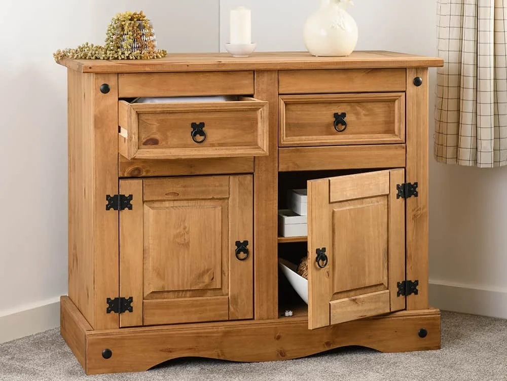 Seconique Seconique Corona Pine 2 Door 2 Drawer Sideboard