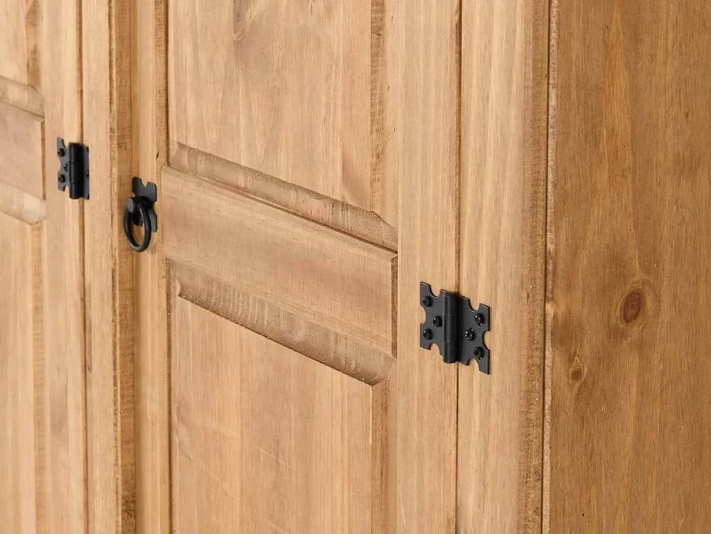 Seconique Seconique Corona Pine 3 Door Triple Wardrobe