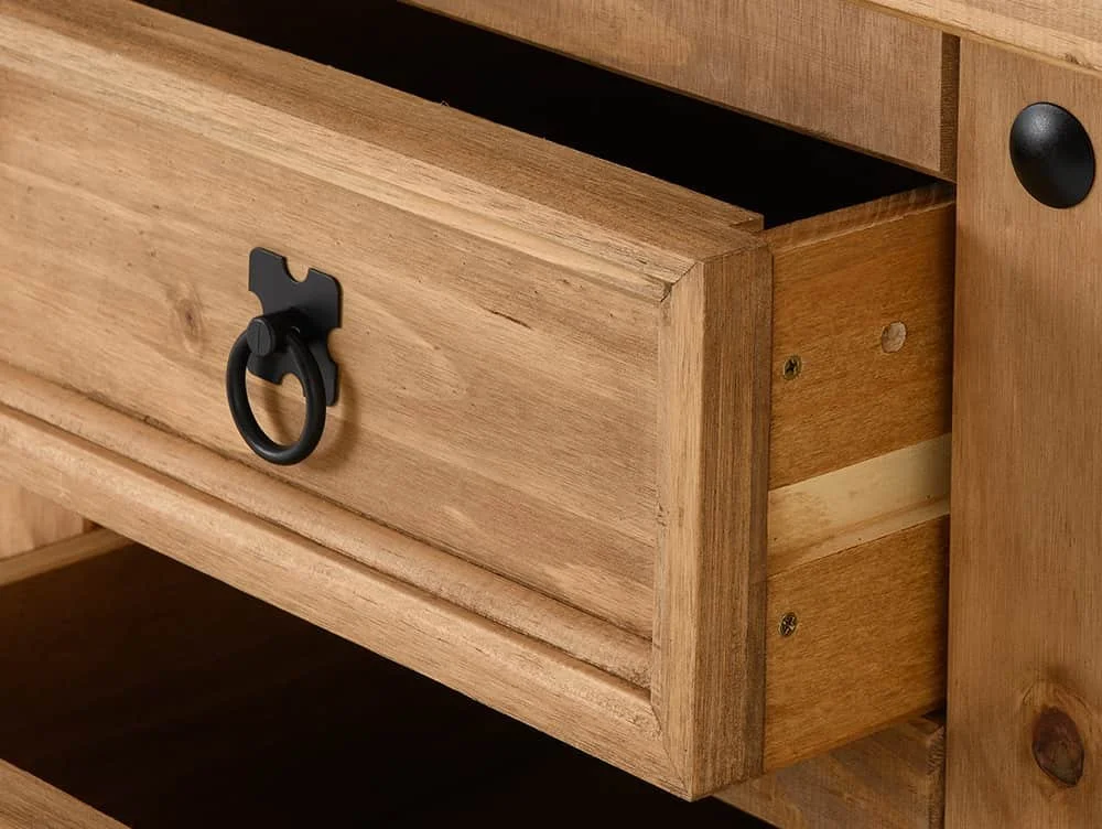 Seconique Seconique Corona Pine 3 Drawer Bedside Table