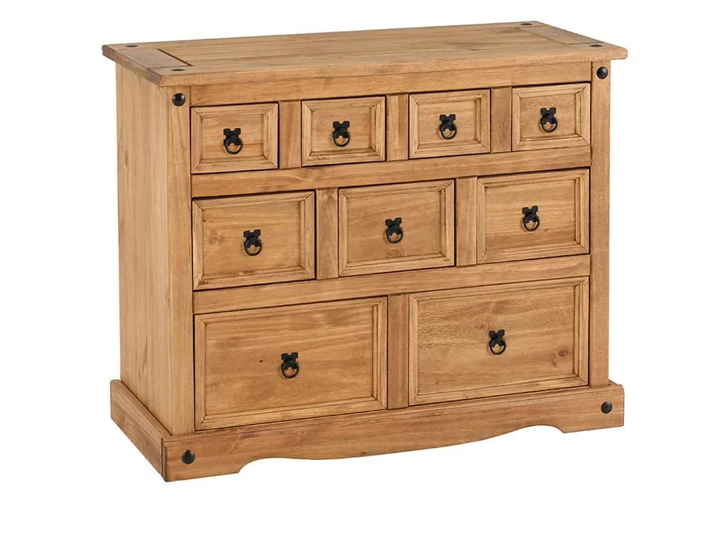 Seconique Seconique Corona Pine 9 Drawer Merchant Chest of Drawers