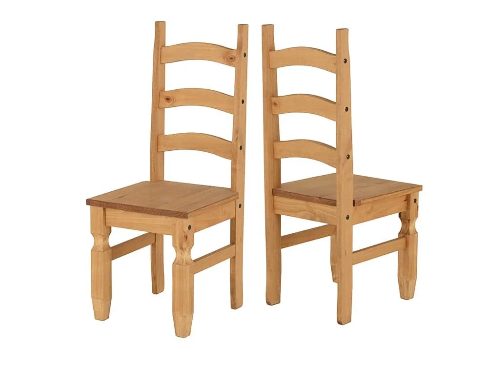 Seconique Seconique Corona Pine Extending Dining Table and 6 Chair Set