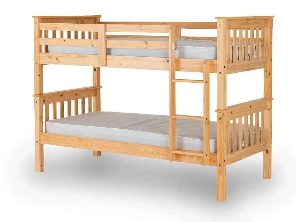 Seconique Seconique Neptune 3ft Oak Effect Wooden Bunk Bed Frame