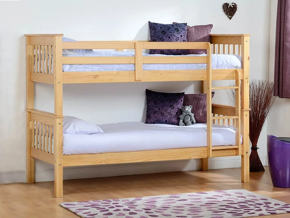 Seconique Seconique Neptune 3ft Oak Effect Wooden Bunk Bed Frame