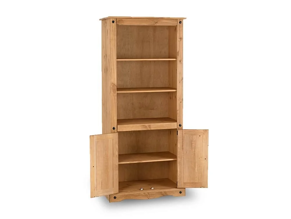 Seconique Seconique Corona Pine 2 Door Wooden Bookcase