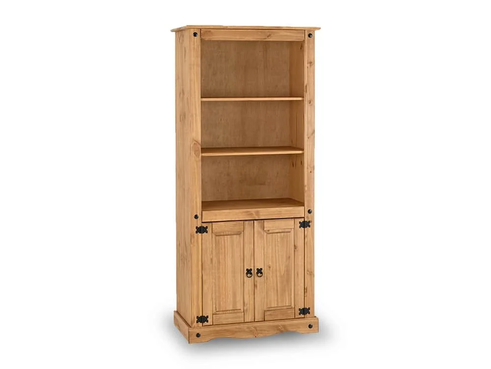 Seconique Seconique Corona Pine 2 Door Wooden Bookcase