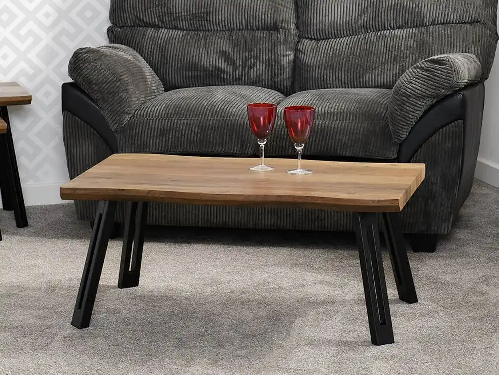 Seconique Seconique Quebec Wave Oak Effect Coffee Table