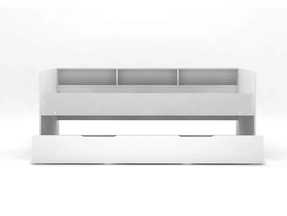 Kidsaw Kidsaw Kudl 3ft Single White Day Bed with Guest Bed