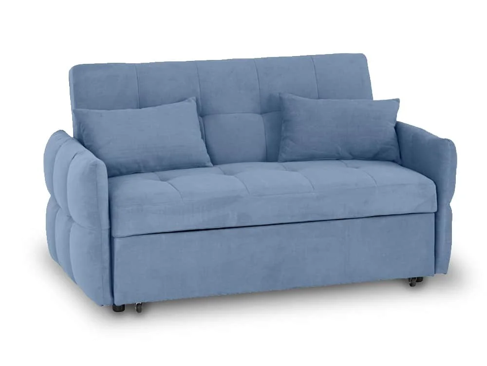 Seconique Seconique Chelsea Blue Fabric Sofa Bed