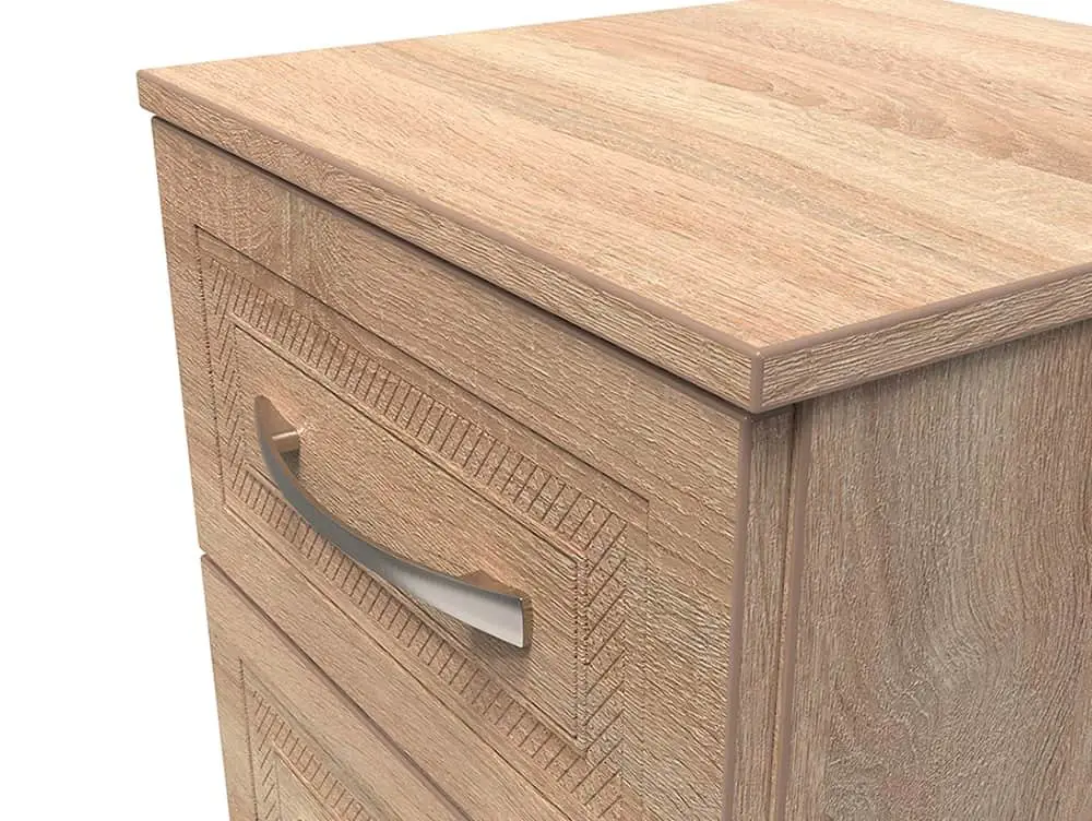 Welcome Welcome Dorset 3 Drawer Bedside Table (Assembled)