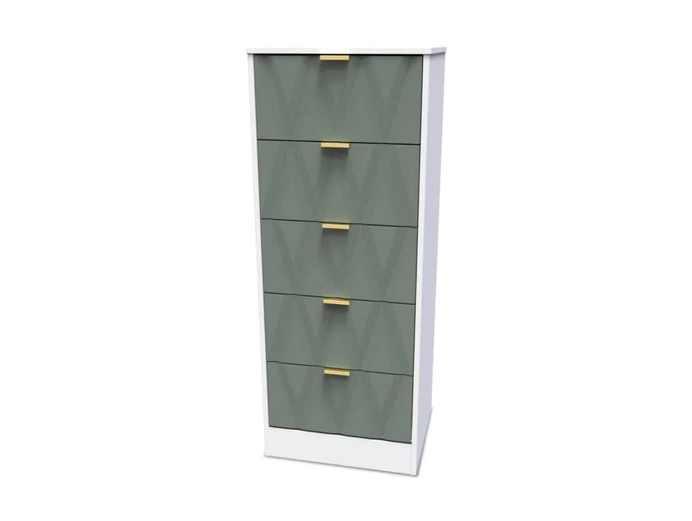 Welcome Welcome Las Vegas 5 Drawer Tall Narrow Chest of Drawers (Assembled)