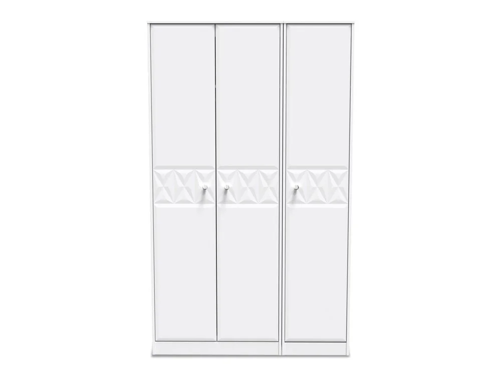 Welcome Welcome San Jose 3 Door Tall Triple Wardrobe (Assembled)