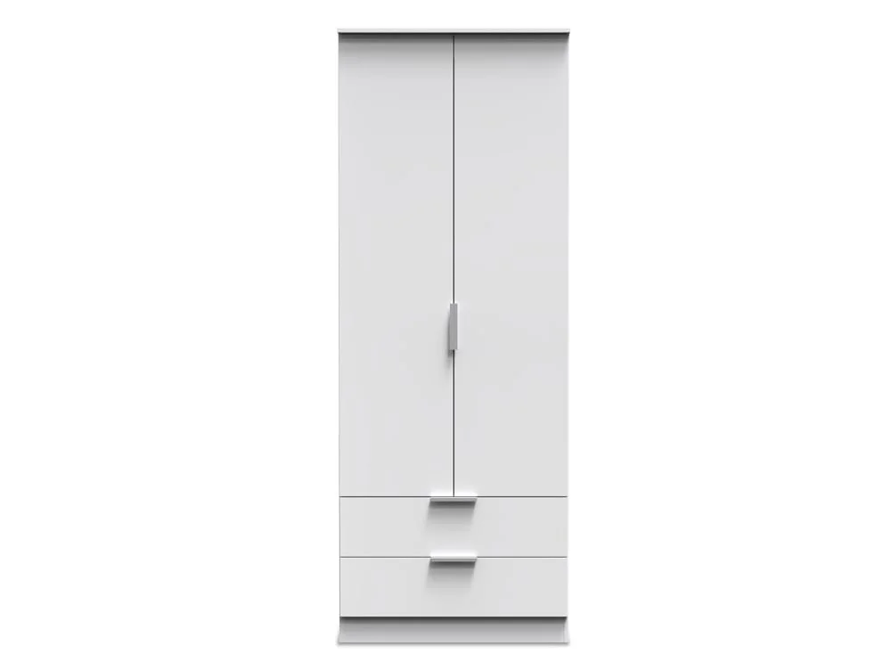 Welcome Welcome Plymouth 2 Door 2 Drawer Double Wardrobe (Assembled)