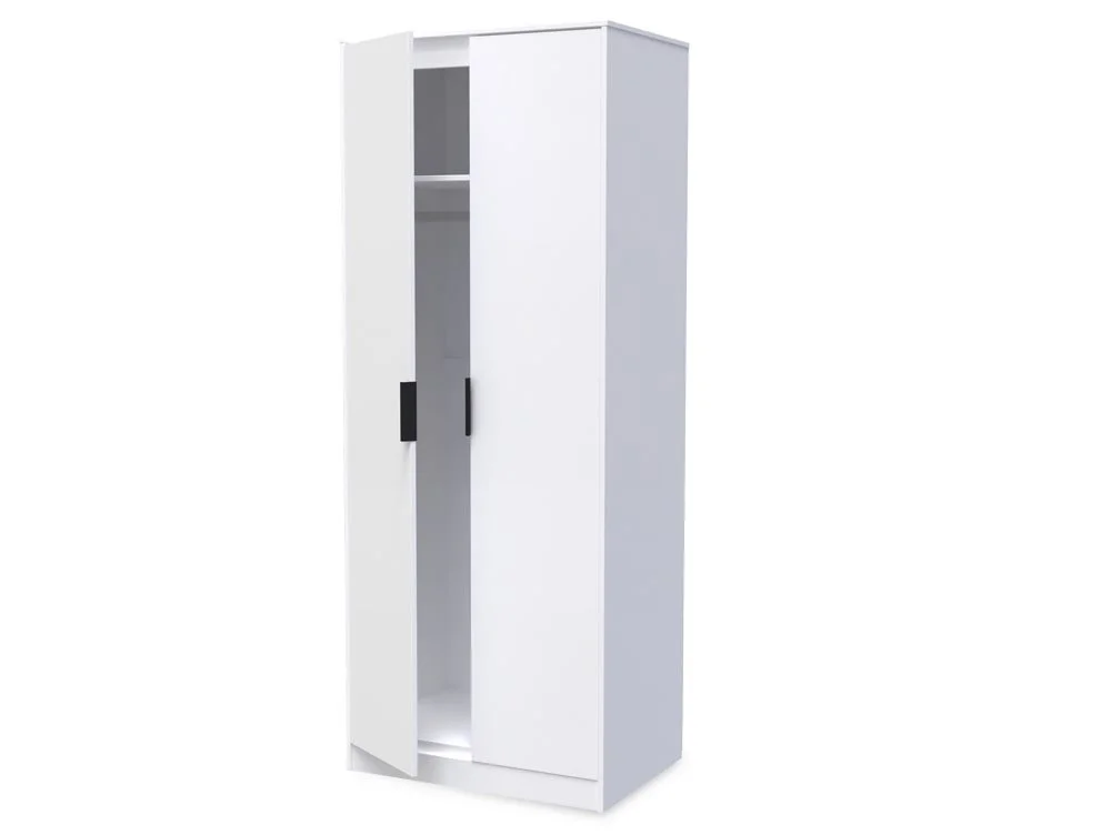 Welcome Welcome Diego 2 Door Tall Double Wardrobe (Assembled)