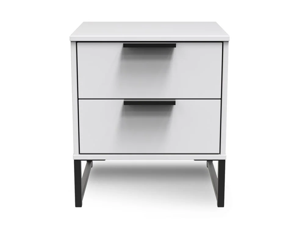 Welcome Welcome Diego 2 Drawer Bedside Table (Assembled)