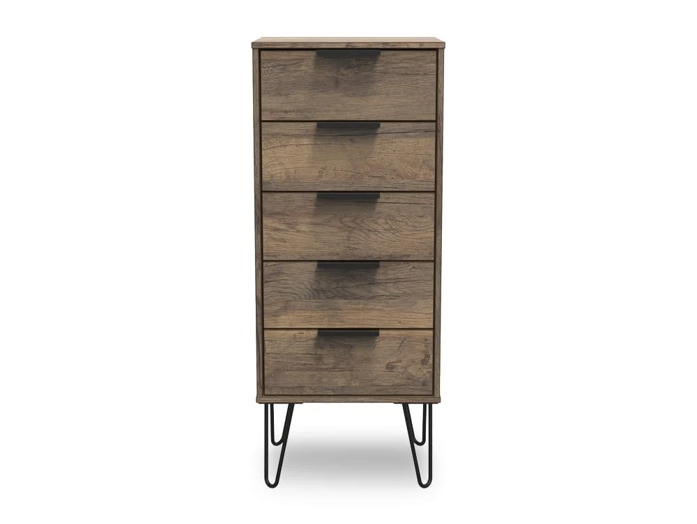 Welcome Welcome Hong Kong 5 Drawer Tall Narrow Chest of Drawers (Assembled)