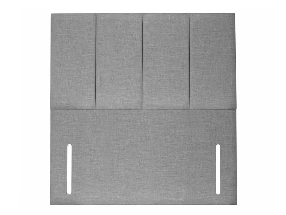 Dura Clearance - Dura London 3ft Single Fabric Floor Standing Headboard in Lana Grey