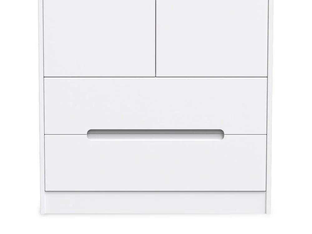 Welcome Welcome Monaco 2 Door 2 Drawer Tall Double Wardrobe (Assembled)