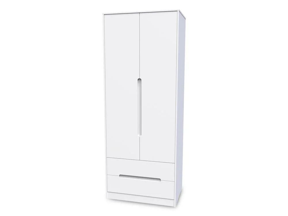 Welcome Welcome Monaco 2 Door 2 Drawer Tall Double Wardrobe (Assembled)