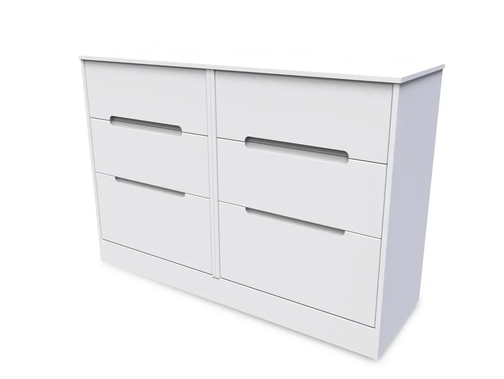 Welcome Welcome Monaco 6 Drawer Midi Chest of Drawers  (Assembled)