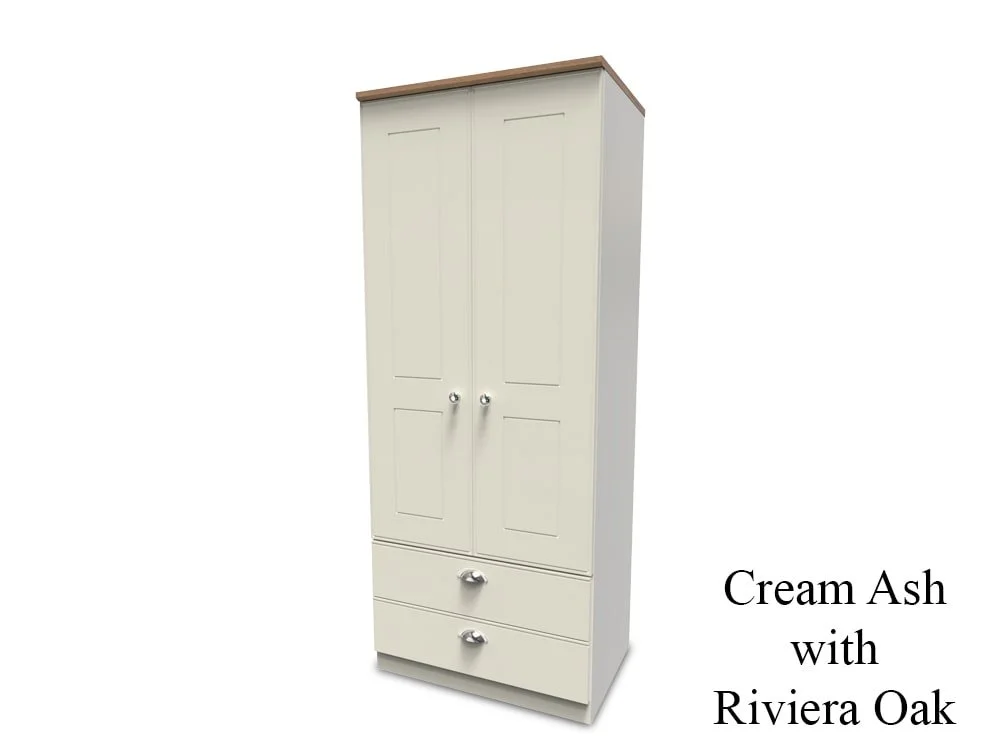 Welcome Welcome Victoria 2 Door 2 Drawer Double Wardrobe (Assembled)