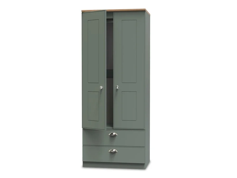 Welcome Welcome Victoria 2 Door 2 Drawer Double Wardrobe (Assembled)