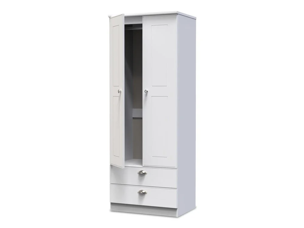 Welcome Welcome Victoria 2 Door 2 Drawer Tall Double Wardrobe (Assembled)