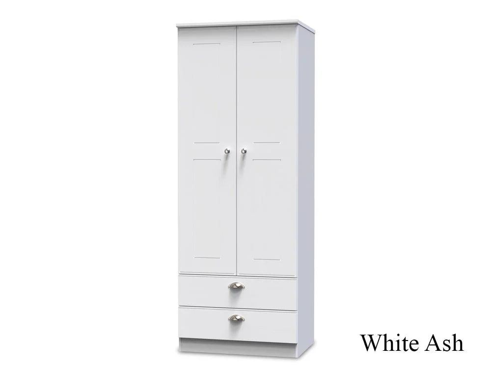 Welcome Welcome Victoria 2 Door 2 Drawer Tall Double Wardrobe (Assembled)