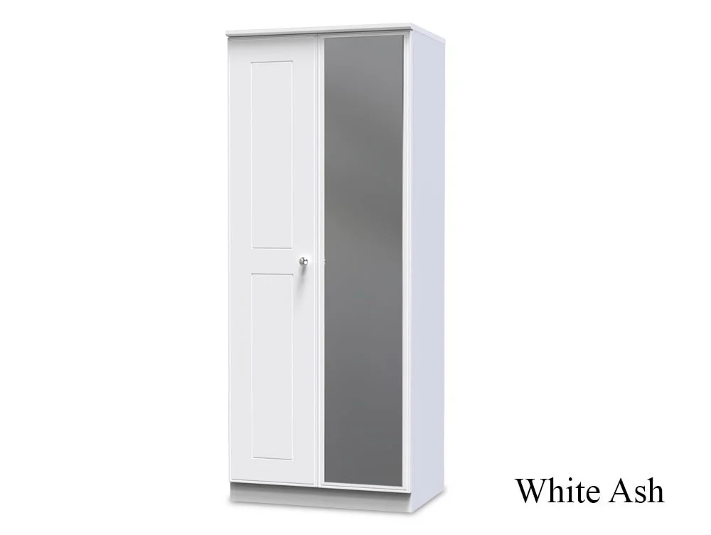 Welcome Welcome Victoria 2 Door Mirrored Double Wardrobe (Assembled)