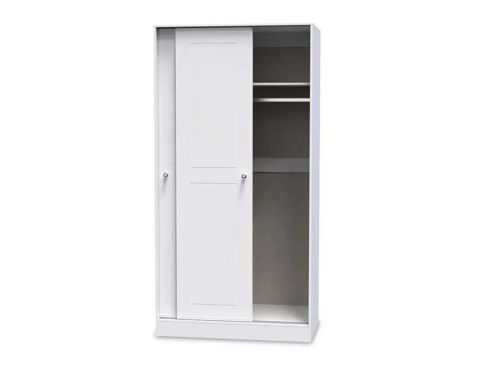 Welcome Welcome Victoria 2 Door Sliding Wardrobe (Part Assembled)