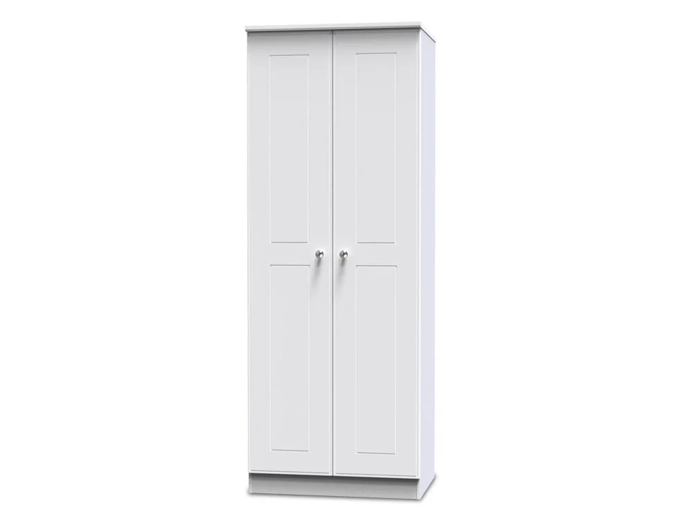 Welcome Welcome Victoria 2 Door Tall Double Hanging Wardrobe (Assembled)