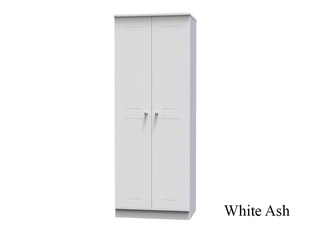 Welcome Welcome Victoria 2 Door Tall Double Wardrobe (Assembled)