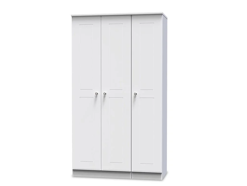 Welcome Welcome Victoria 3 Door Tall Triple Wardrobe (Assembled)