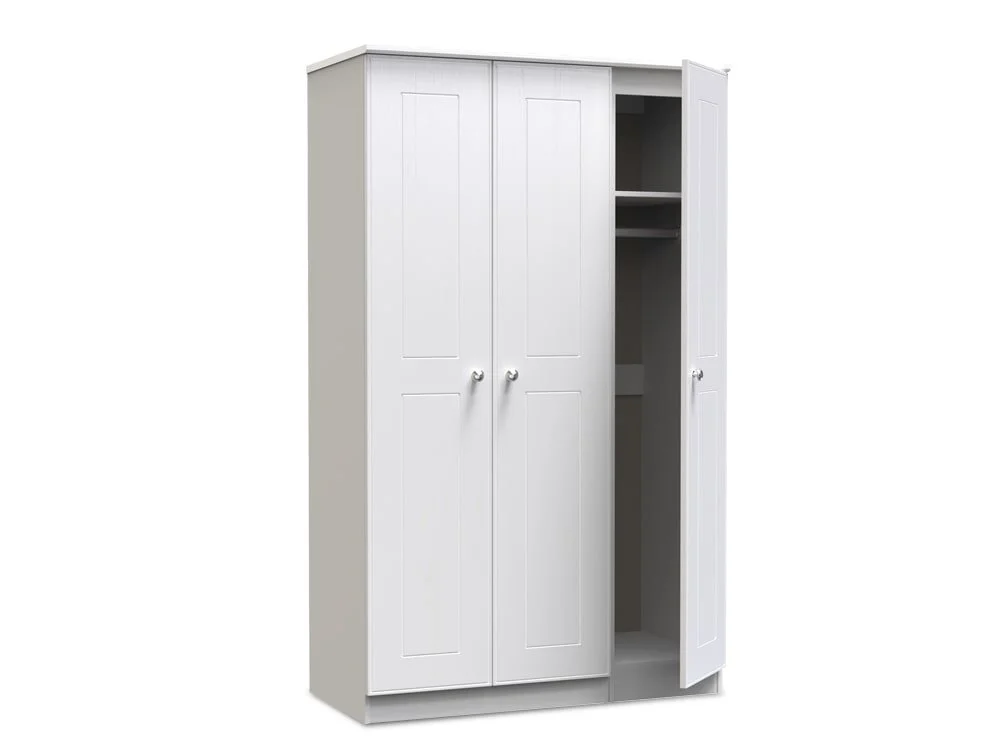 Welcome Welcome Victoria 3 Door Triple Wardrobe (Assembled)