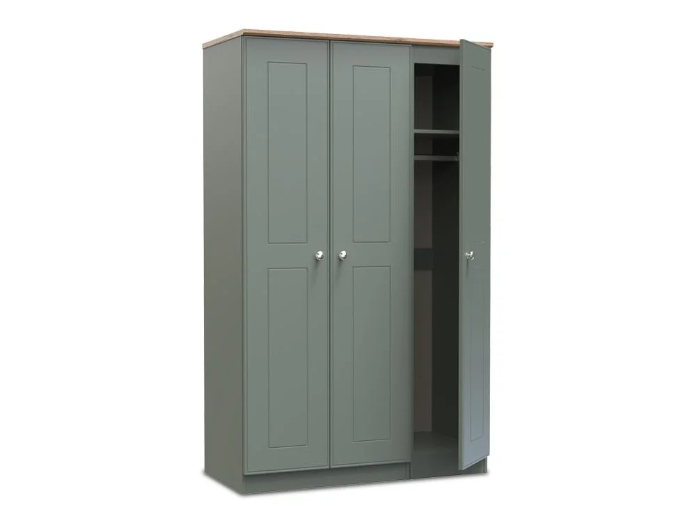 Welcome Welcome Victoria 3 Door Triple Wardrobe (Assembled)