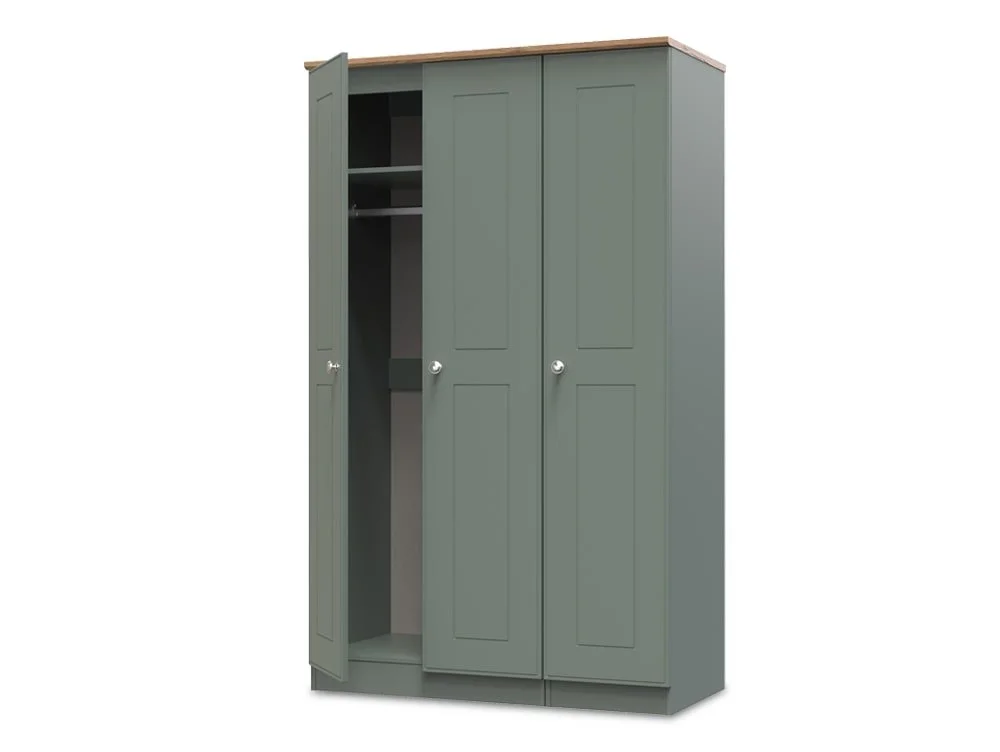 Welcome Welcome Victoria 3 Door Triple Wardrobe (Assembled)