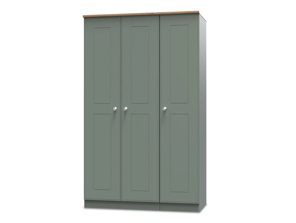 Welcome Welcome Victoria 3 Door Triple Wardrobe (Assembled)