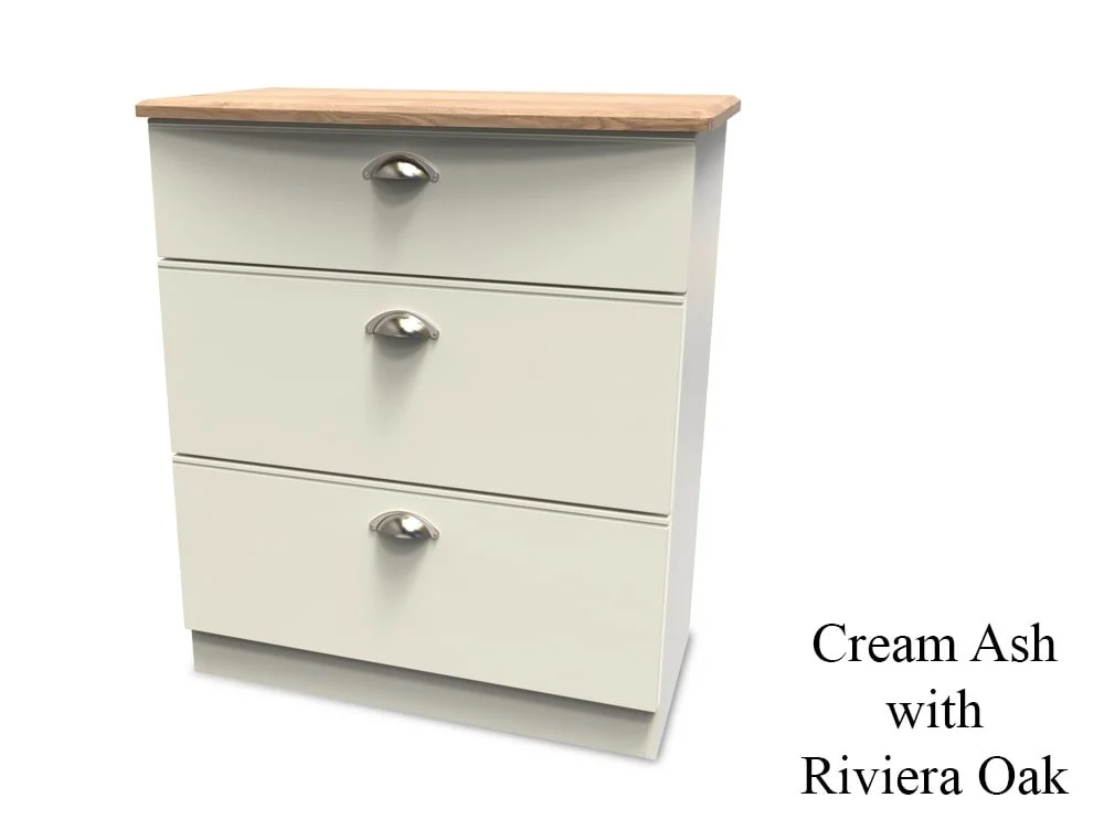 Welcome Welcome Victoria 3 Drawer Deep Chest of Drawers (Assembled)