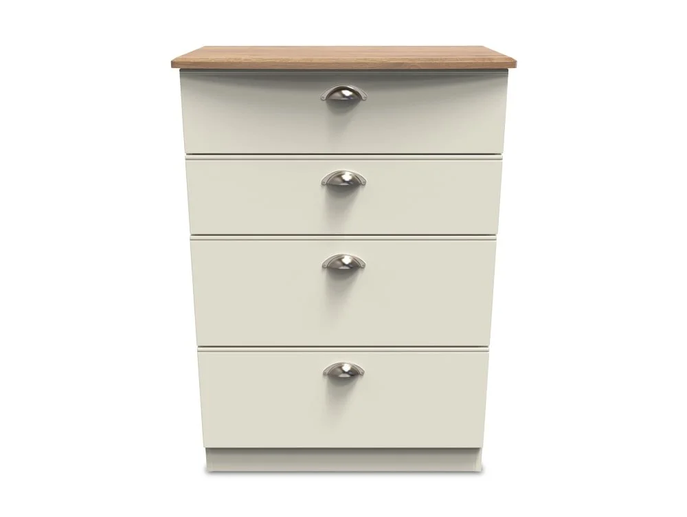 Welcome Welcome Victoria 4 Drawer Deep Chest of Drawers (Assembled)