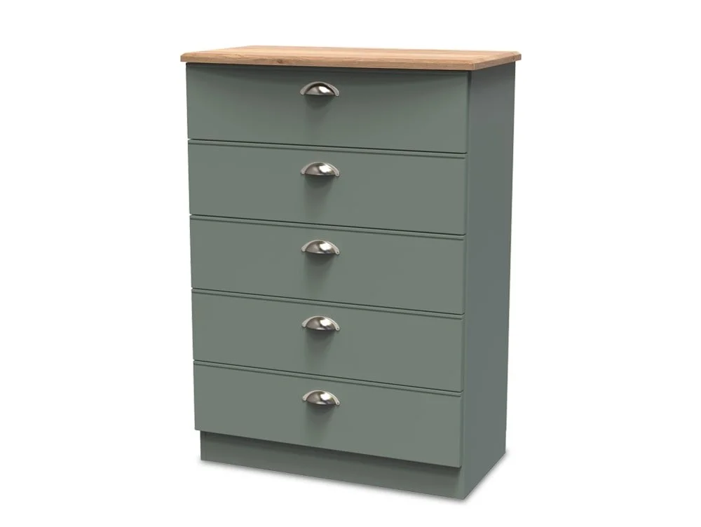 Welcome Welcome Victoria 5 Drawer Chest of Drawers (Assembled)