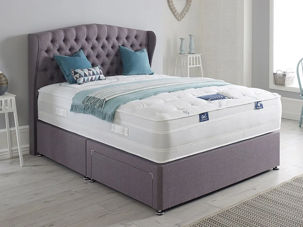 Dura Dura Air Plus Gel Pocket 1000 5ft King Size Divan Bed