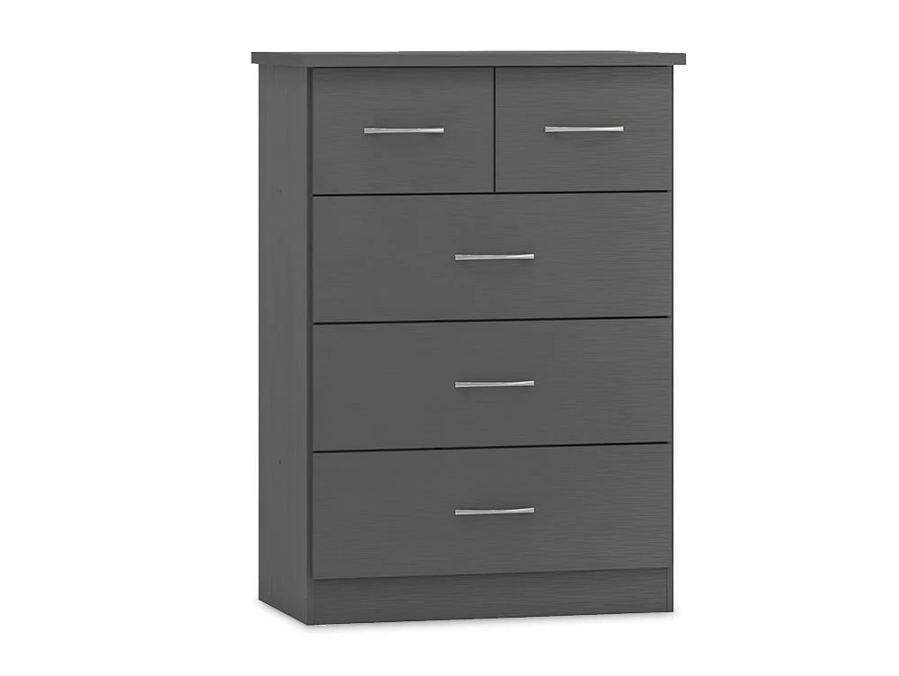 Seconique Seconique Nevada Matt Grey 4 Piece Large Bedroom Furniture Package