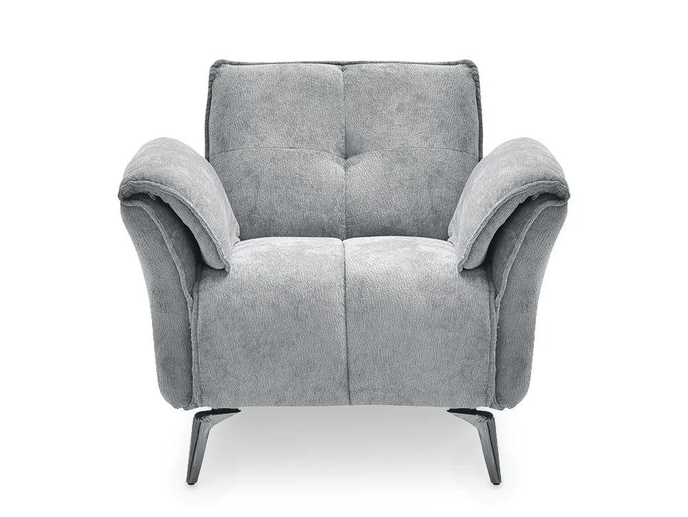 Seconique Seconique Amalfi Grey Fabric Armchair