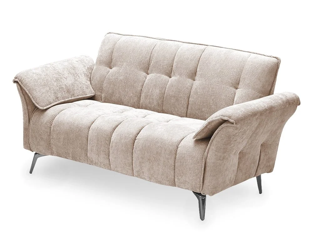 Seconique Seconique Amalfi Champagne Fabric 2 Seater Sofa