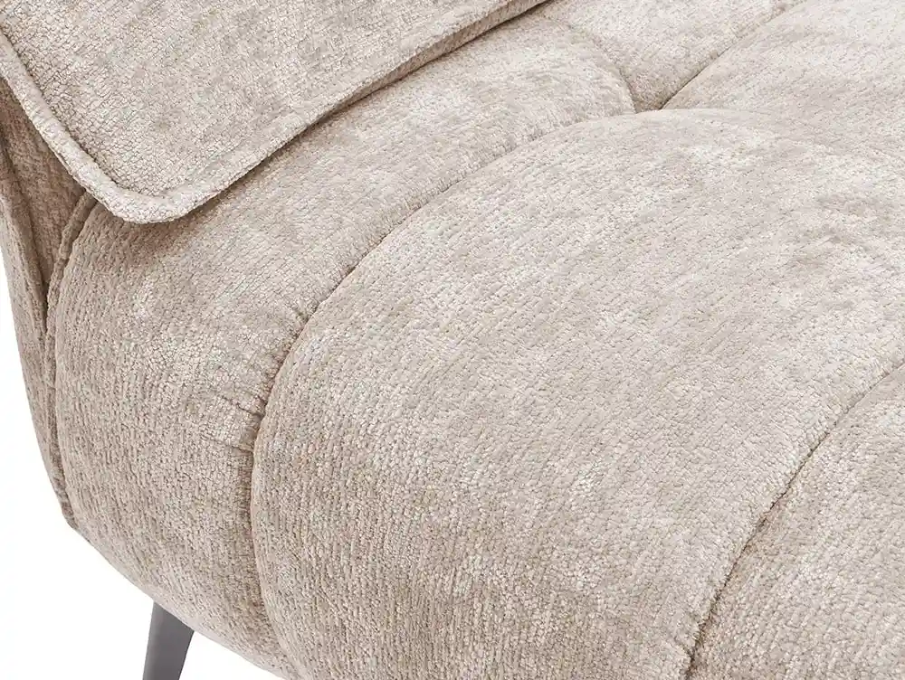 Seconique Seconique Amalfi Champagne Fabric 3 Seater Sofa