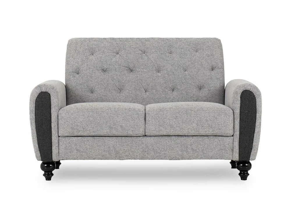 Seconique Seconique Chester Grey Fabric 3 Seater + 2 Seater Sofa Set