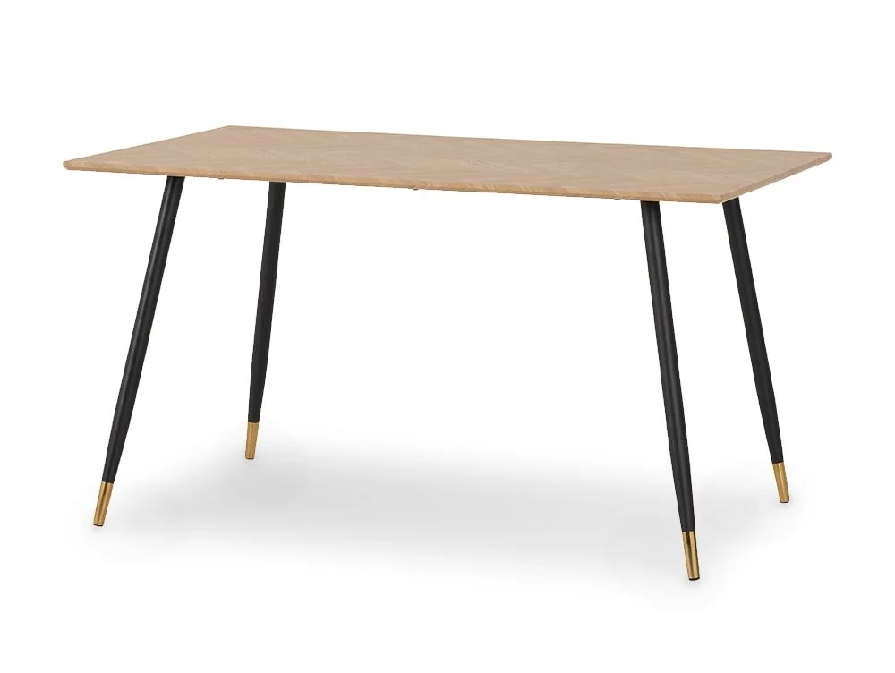 Seconique Seconique Hamilton 140cm Oak Effect Dining Table